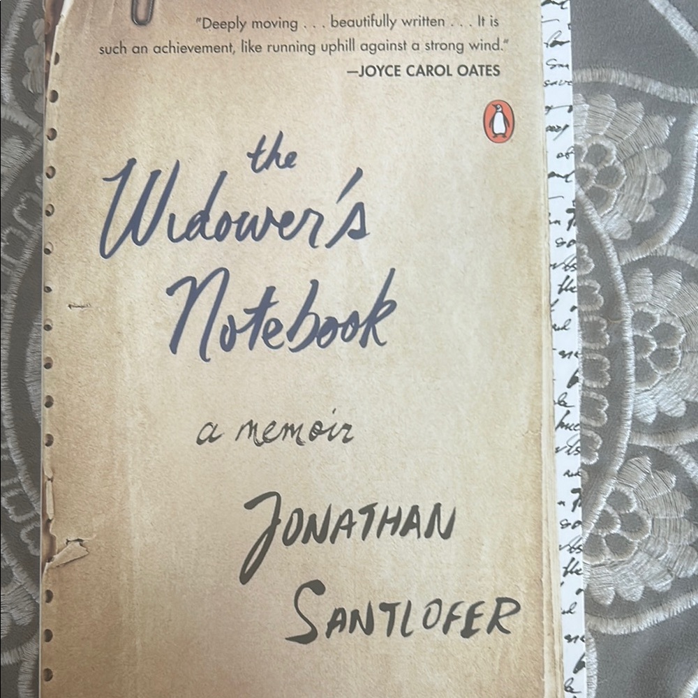 The Widower's Notebook by Jonathan Santlofer